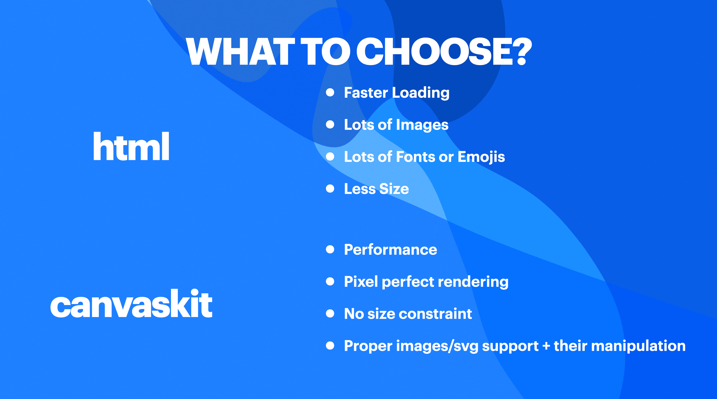 What renderer to choose for flutter web